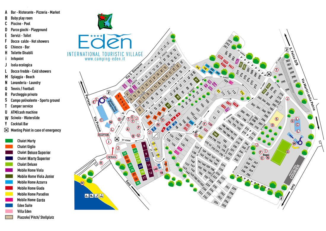 Mappa | Camping Eden